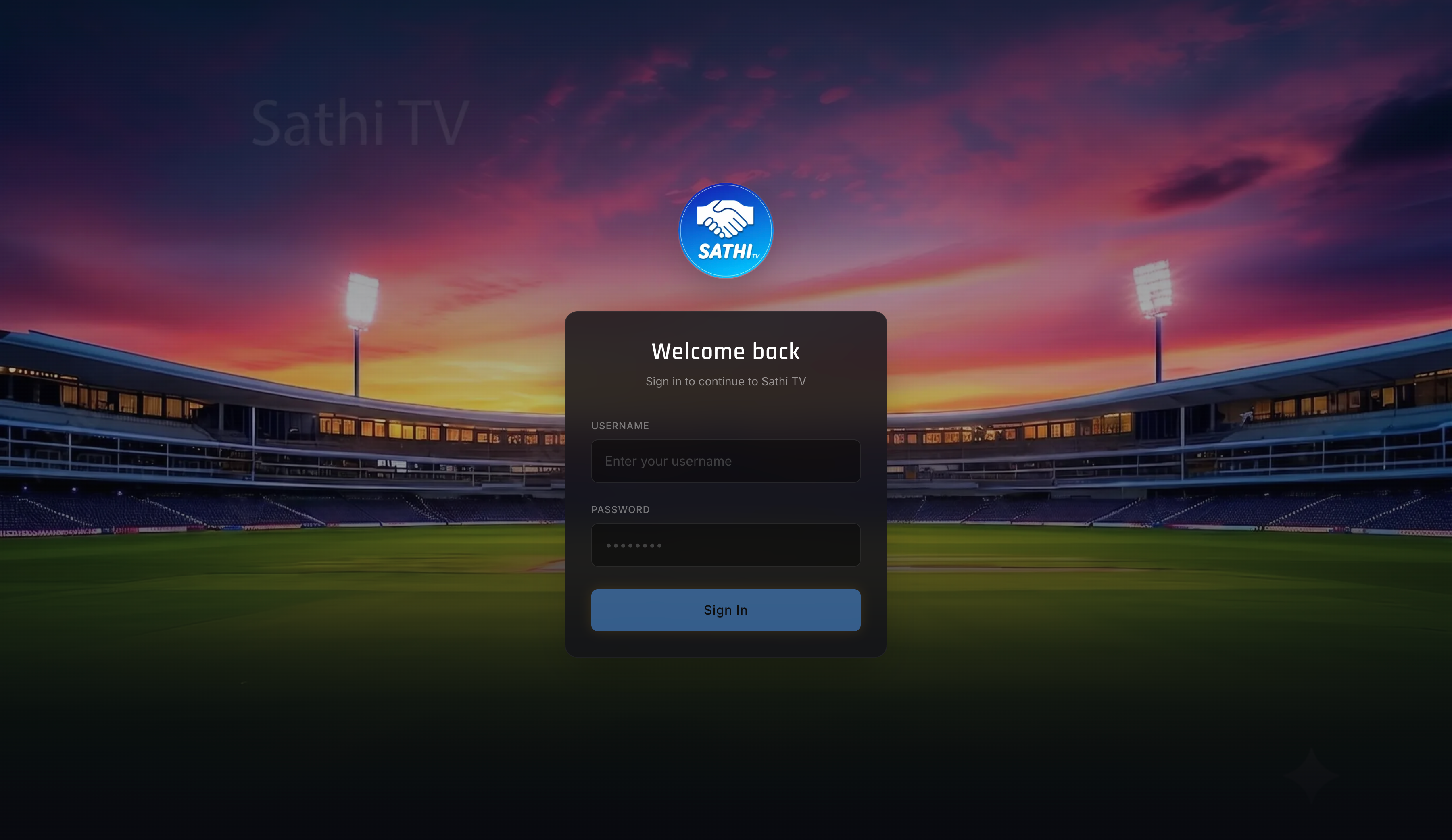 Sathi TV Web App